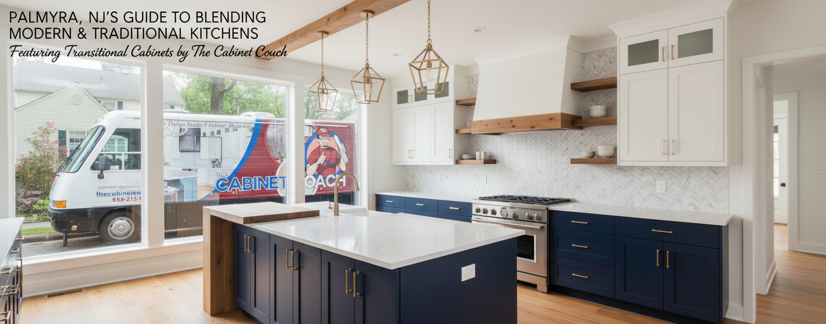 Transitional Cabinets in Palmyra, New Jersey - Palmyra, NJ's Guide to Blending Modern & Traditional Kitchens